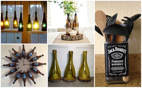 18 New And Creative Diy Glass Bottle Crafts That Are Worth Seeing
