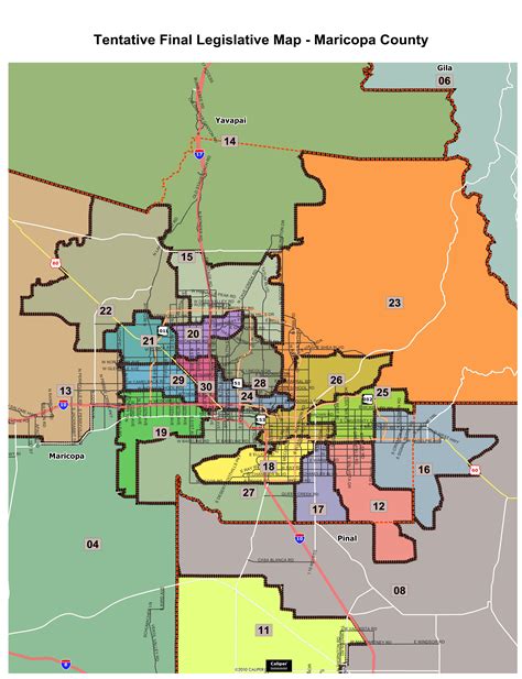 Map Of Maricopa County Arizona Maps Location Catalog Online