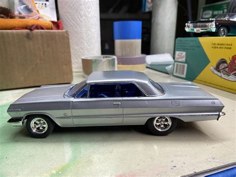 Gallery Pictures Amt 1963 Chevy Impala Ss 2t Plastic Model Car Kit 125