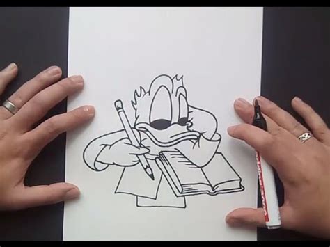 Como Dibujar Al Pato Donald Paso A Paso Disney How To Draw Donald Duck Disney YouTube