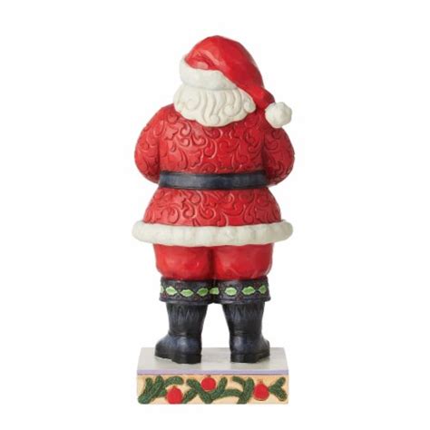 Jim Shore Touched By Wonder Polyresin Santa With Cardinal 6010815 1