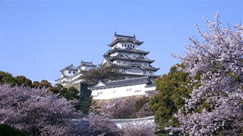 姫路城 Himeji Jō The Castle Of White Egret Hd Wallpaper Background