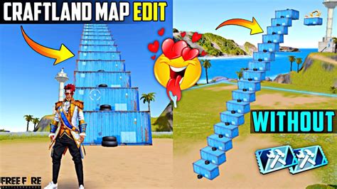 How To Create Craftland Map In Free Fire Craftland Map Free Fire