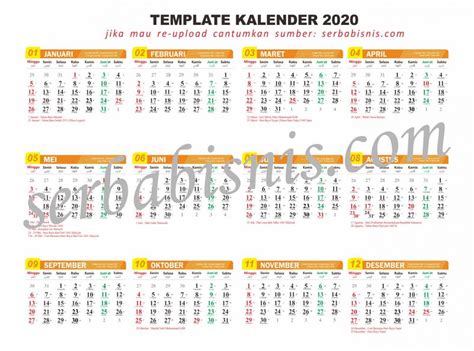 Template Kalender 2020 Coreldraw X7 Coreldraw Cdr Periodic Table