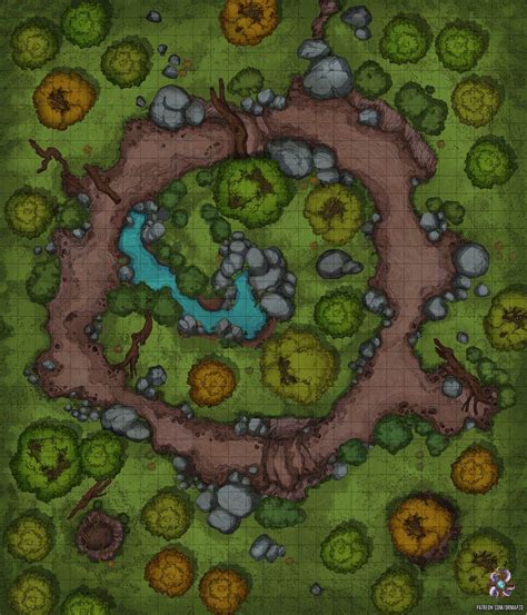 Forest Spring Public 30x35 Dr Mapzo On Patreon Dungeon Maps Dnd