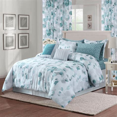 Find the perfect queen sized comforter at nordstrom rack today. Sara B. Eucalyptus 4-Piece Teal Full/Queen Comforter Set ...
