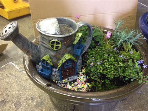 Watering Can Fairy House For The Garden Fairies Need To Move In Where