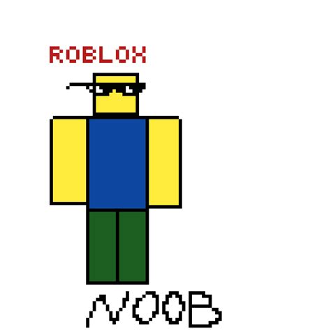 Edición Roblox Noob Herramienta Gratuita De Dibujo En Línea De Pixel