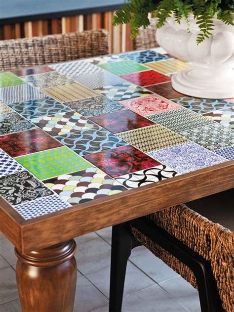 Caldas dining table is a piece that combines bistrot inspired bases with handmade portuguese tile tops, in various designs and colors. How to Make Your Own Tile Table