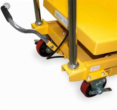 Mild Steel Hydraulic Mobile Scissor Lift Table For Industrial