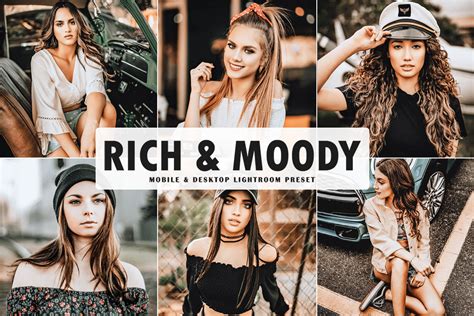 Uncover gorgeous details in the shadows and highlights, keep the contrast low and muted, and add some mood to your photos. Free Rich & Moody Mobile & Desktop Lightroom Preset ...