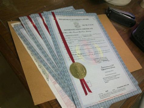 Dfa Red Ribbon Authenticating Philippine Documents Certificates Ofw