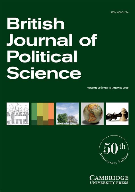British Journal Of Political Science Volume 50 Issue 1 Cambridge Core