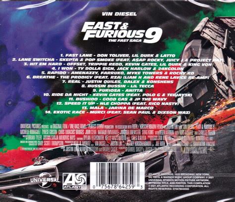 Ost Fast And Furious 9 The Fast Saga Capmusic