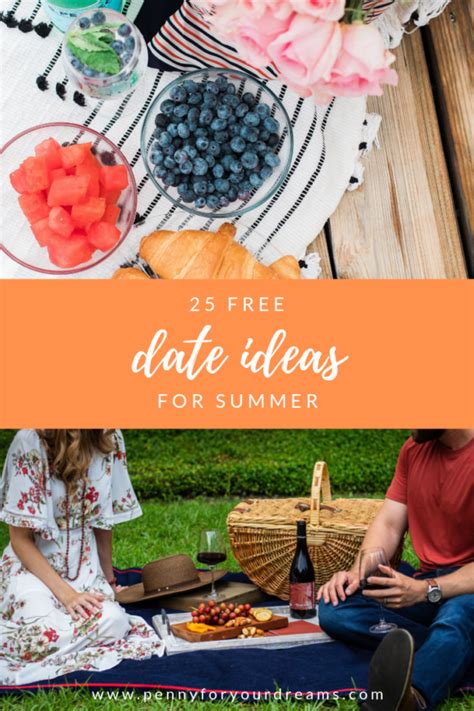 25 Free And Fun Summer Date Ideas Inspiration For A Summer Of Love