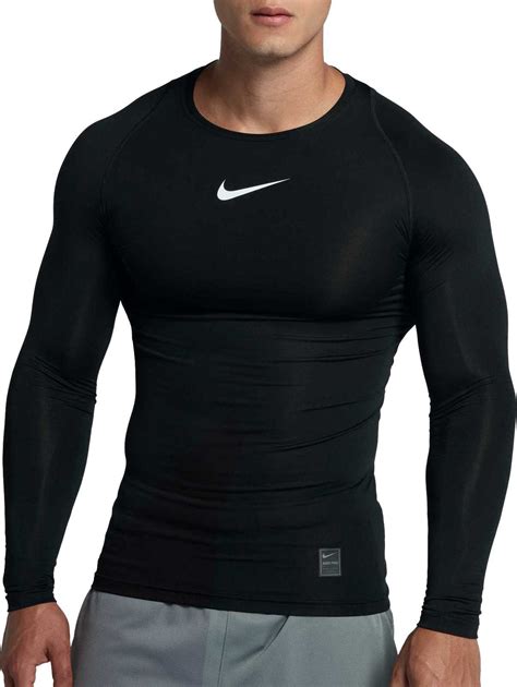 Nike Men S Pro Long Sleeve Compression Top Walmart Com