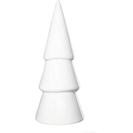 ASA Xmas Sapin de Noël en faïence Blanc 6 x 13 8 cm Amazon fr