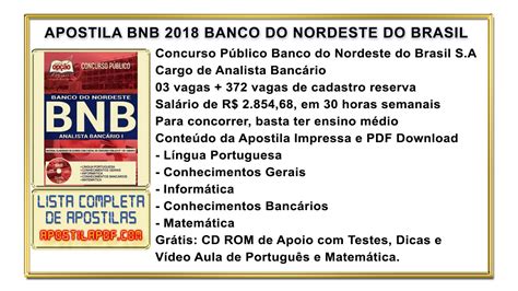 Apostila Bnb Pdf Grátis