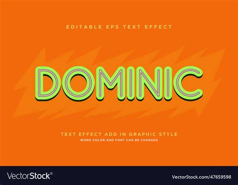 Fully Editable Cool Text Effect Style Royalty Free Vector