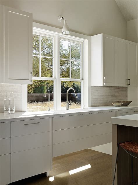 Kitchen Sink Below Window Design Ideas