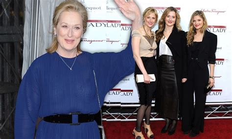 Meryl Streep Joined By Her Lookalike Daughters At Iron Lady Premiere