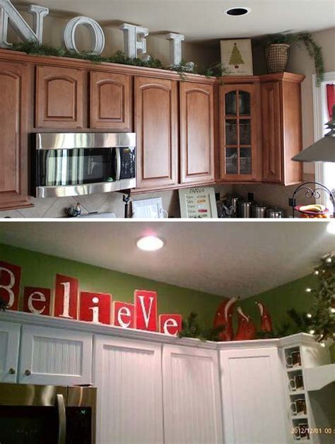 Christmas Decorations For Top Of Kitchen Cabinets Wow Blog