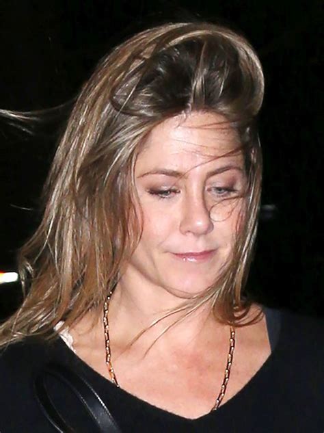 Jennifer Aniston Has Messy Hair After Being Caught In Wind In New York