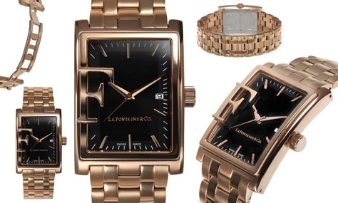 La Fontaine And Co Ladies Watch Groupon Goods