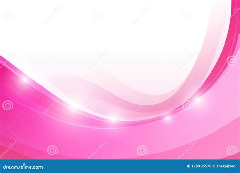 Abstract Pink Background With Simply Curve Lighting Element 001 Stock