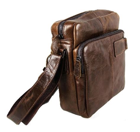 Men Leather Shoulder Bag Men Messenger Bag Bagswish