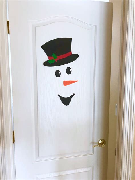 Snowman Door Decoration Christmas Classroom Door Decoration Holiday