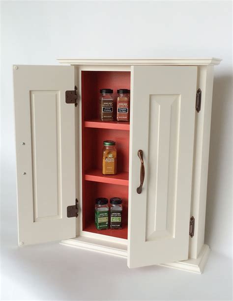 Handcrafted Wood Spice Wall Cabinet We Designed It To Hold All