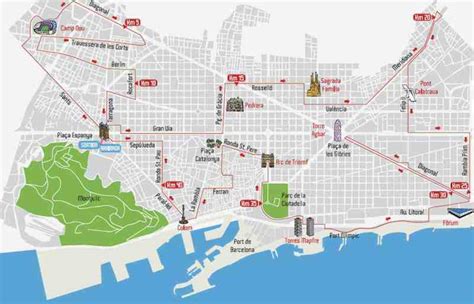 GeografÍa E Historia Plano De La Ciudad De Barcelona