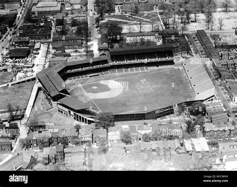 Aerial Photograph Of Griffith Stadium In Washington Dc 1925 Stock