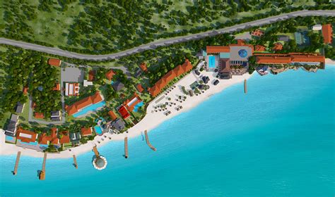 Maps Sandals Montego Bay Resort In Jamaica