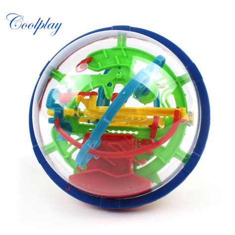 100 Step 3d Puzzle Ball Magic Intellect Ball Labyrinth Sphere Globe Toys Challenging Barriers
