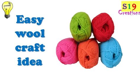 Wool Craft Ideas Diy T Diy Arts And Crafts Easy Wool Craft
