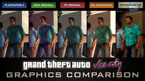 Gta Vice City Definitive Edition Comparison Ps2 Xbox Pc Mobile
