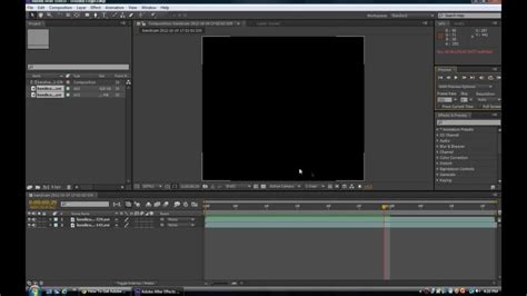 After Effects Black Screen Of Deathhelp Youtube