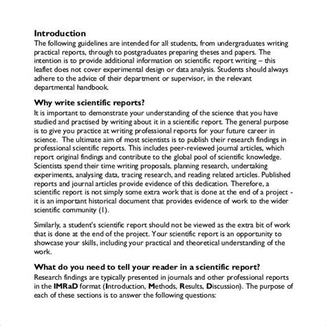 Free 41 Sample Report Writing Format Templates In Pdf