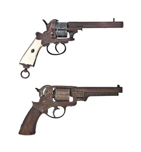 An 11mm Pinfire Six Shot Double Action Revolver