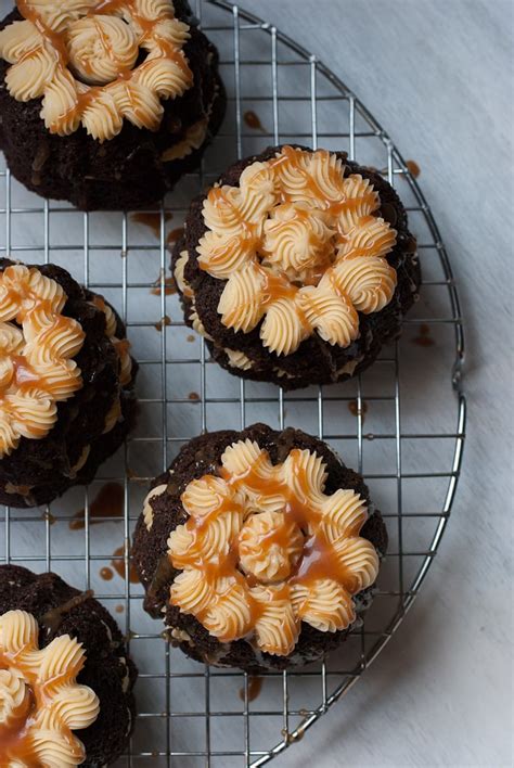 With all the different topping options, you can alter these for most any occasion and taste! Guinness Stout Mini Bundt Cakes with Baileys Buttercream