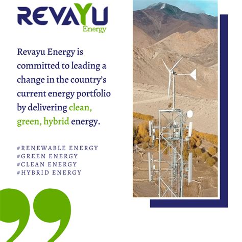 Revayu Energy Is Committed To Leading A Change In The Countrys Current