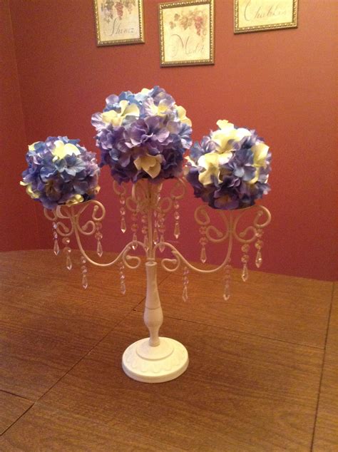 Wedding Tabletop Chandelier Centerpiece Adorned Atop With Center 6in