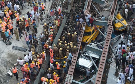 India Rescue Efforts After Kolkata Flyover Collapse Traps More Than 100 Graphic Images