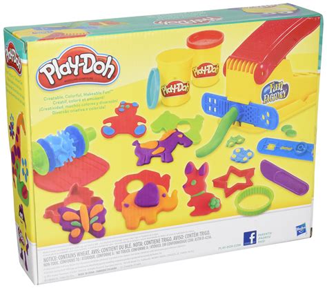 Play Doh Fun Factory Deluxe Set 6 Cans 31 Tools Kids Ages 3 And Up