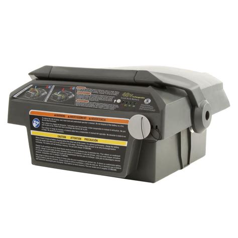 You must charge the lawn mower battery with the proper sized battery charger in order to get it correctly charged again. RYOBI 48-Volt Cordless Self-Propelled Lawn Mower ...
