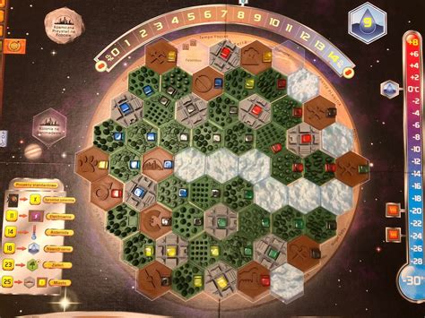 Terraforming Mars A Full Set Of 3d Tokens For The Base Game Etsy