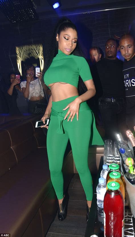 Braless Nicki Minaj Shows Off Some Serious Under Boob As She Dances Seductively In A Crop Top