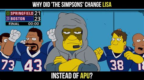Why Did The Simpsons Change Lisa Instead Of Apu Youtube